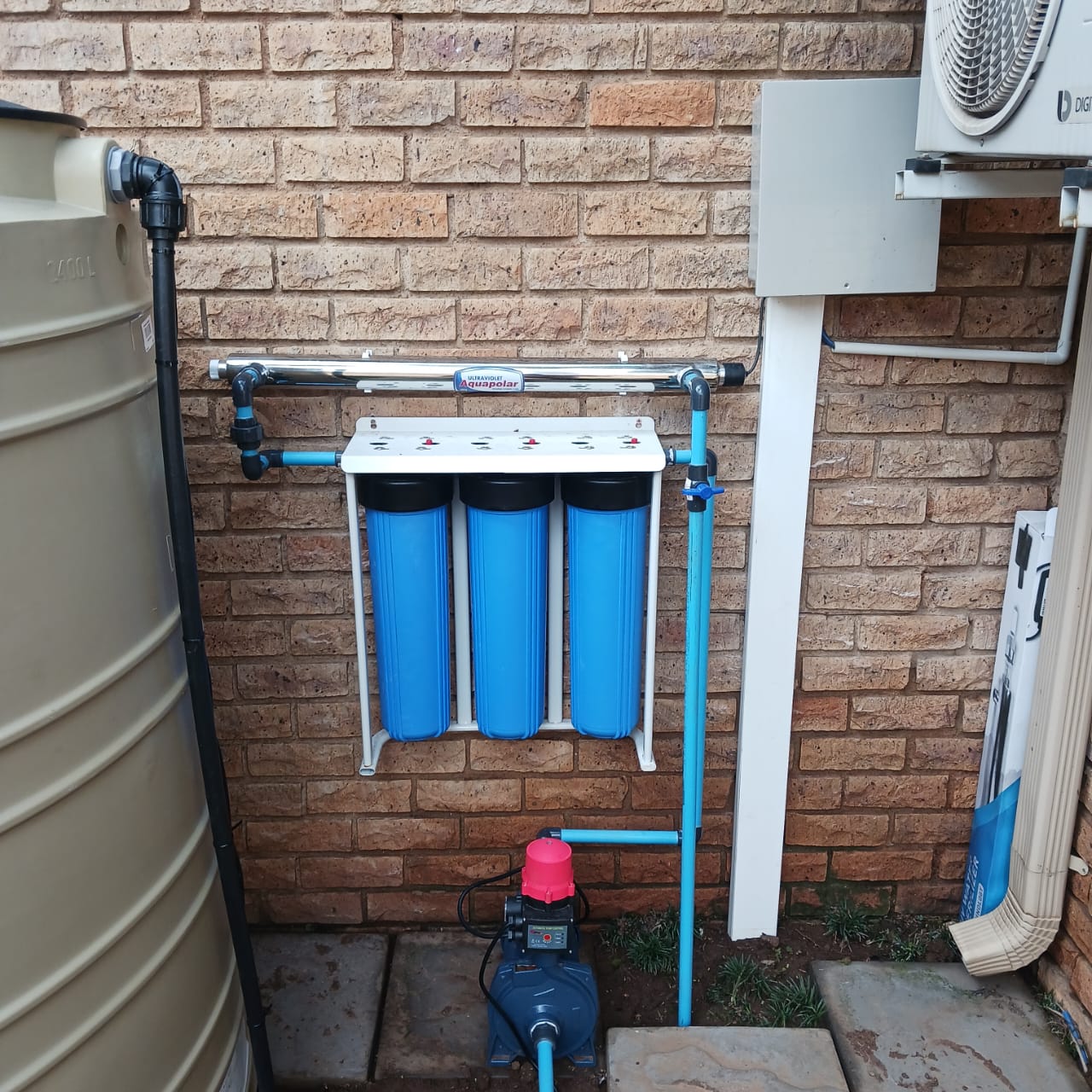 Whole house water filtration